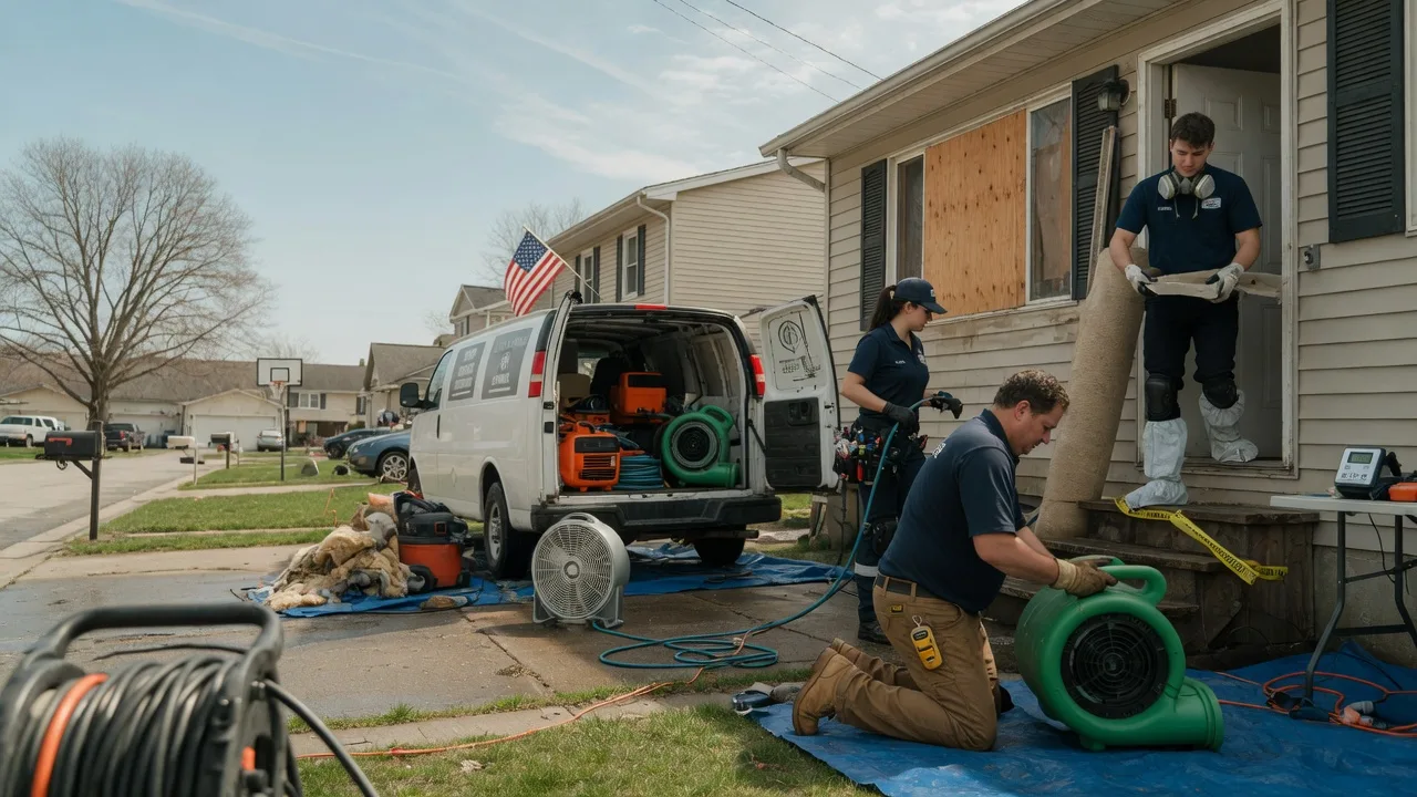 Water Damage Restoration in La Motte, IA near me